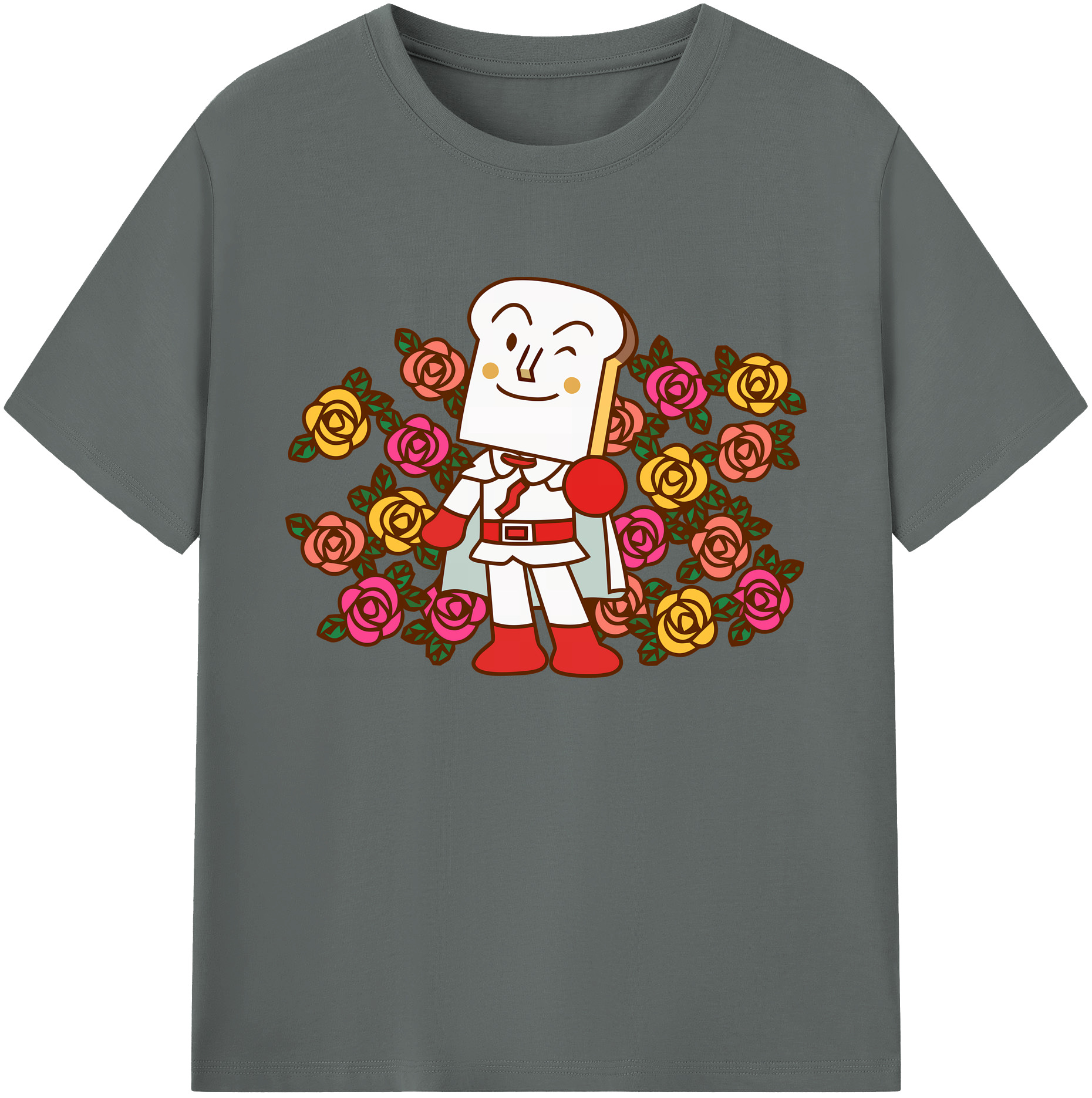 （画像用） アンパンマン Anpanman 綿100％ メンズ半袖Tシャツ｜肌触りやわらか＆通気性